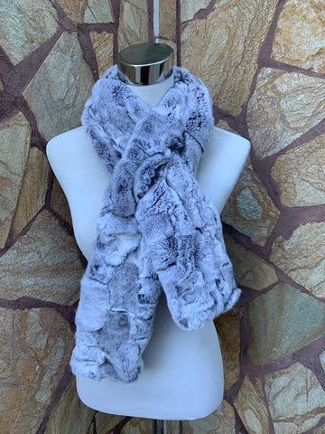 Fur scarves, fur scarf womens, rex rabbit fur scarf, fur collar